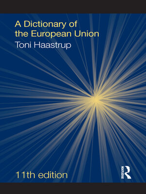 cover image of A Dictionary of the European Union
